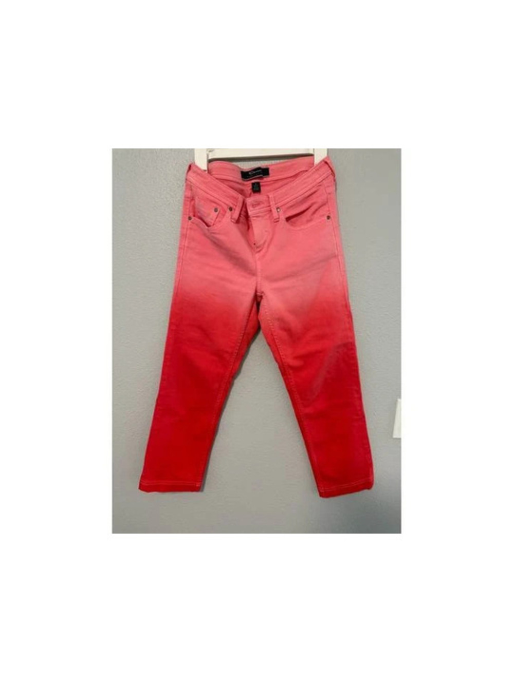#6205 Denizen Pink Ombre Skinny Jeans - Size 4